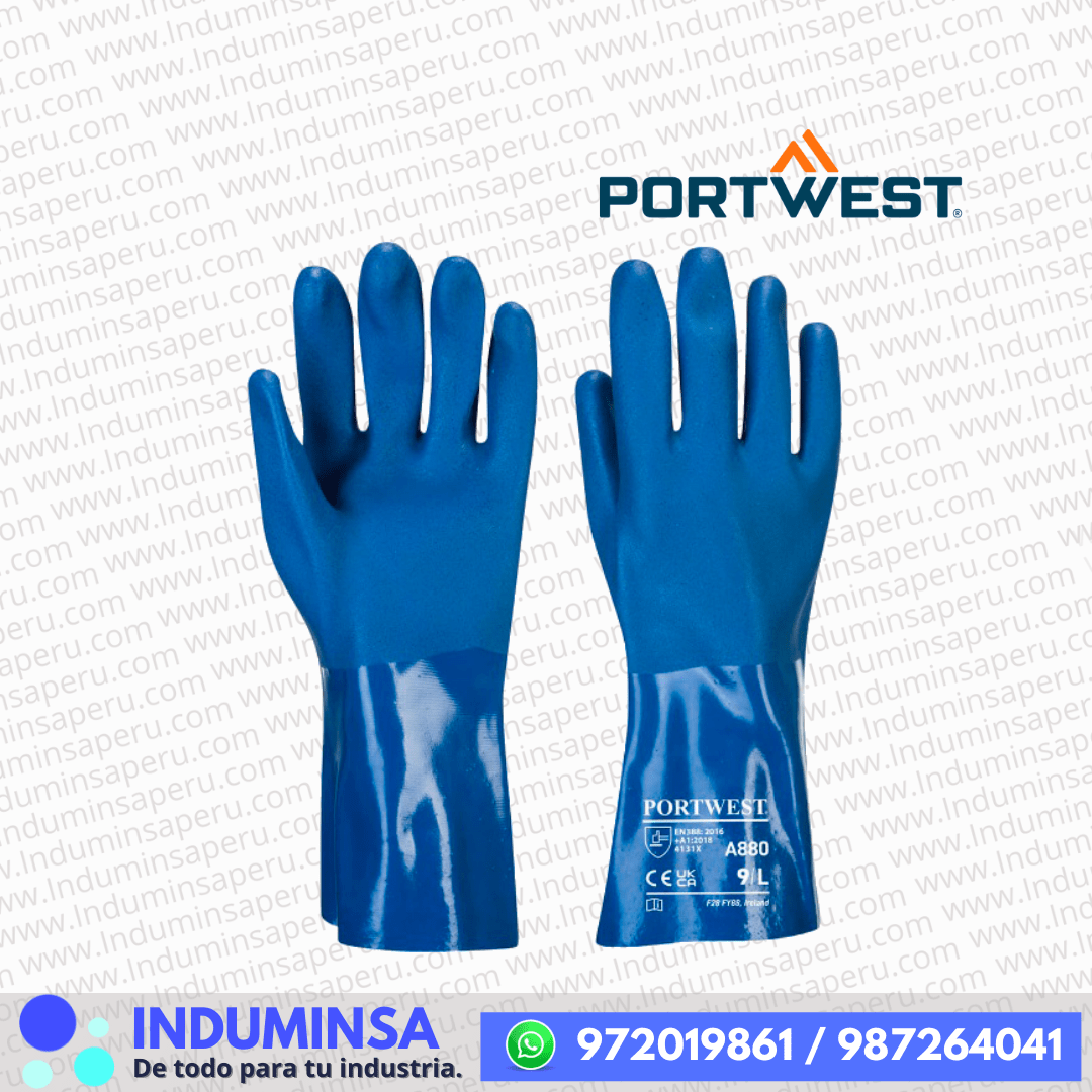 Trawlmaster Guante Trawlmaster PVC A880 Portwest - INDUMINSA