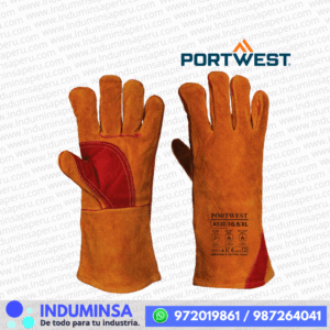 Guante reforzado de soldador Marrón A530 Portwest