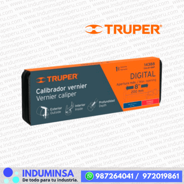 Calibrador Digital de 6" TRUPER 14388