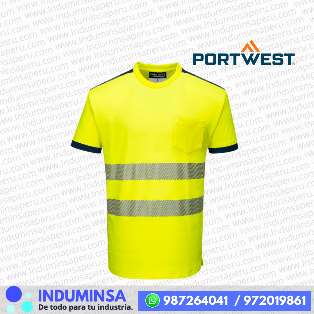 Camiseta PW3 De Alta Visibilidad, Clase 1 - PW311