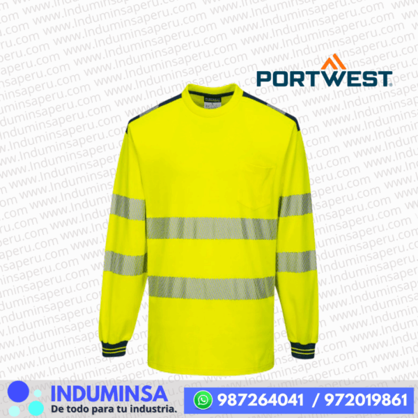 Camiseta de Alta Visibilidad Hombre PW3 T185 Portwest