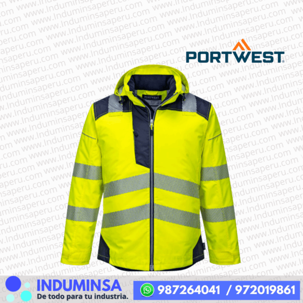 Chaqueta de Alta Visibilidad para lluvia PW3 T400 Portwest