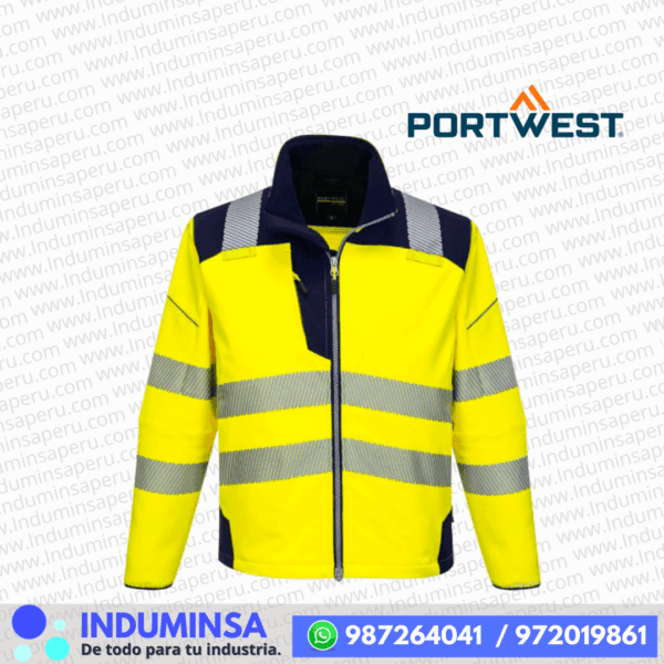 Chaqueta Softshell de Alta Visibilidad PW3 T402 Portwest