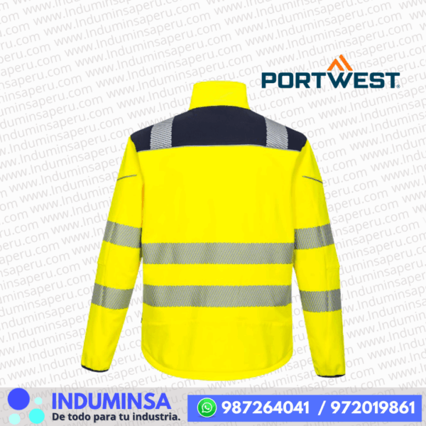 Chaqueta Softshell de Alta Visibilidad PW3 T402 Portwest