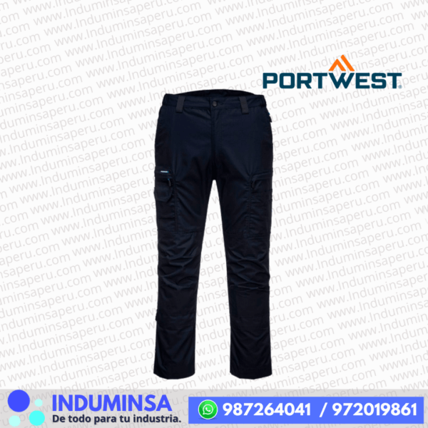 Pantalón de Trabajo KX3 Ripstop T802 Marino Portwest
