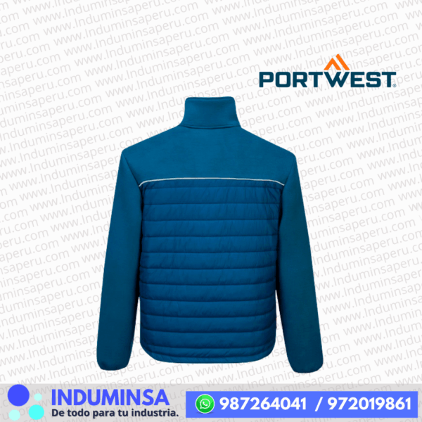 Chaqueta DX4 Hybrid Baffle DX471 Azul metro Portwest