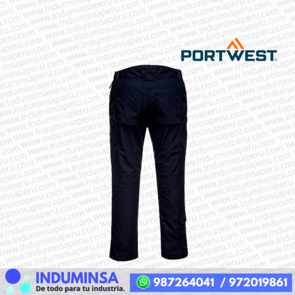 Pantalón de Trabajo KX3 Ripstop T802 Marino Portwest