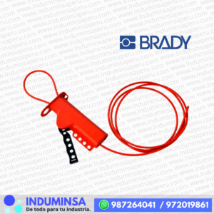 Bloqueo P/Válvula Con Cable De Acero 8" 50943 BRADY