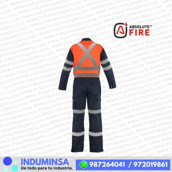 Overol Ignifugo Naranja / Azul 06-01-130 Absolute Fire
