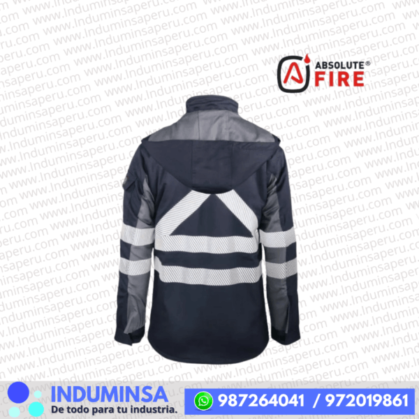 Parka Ignifuga Antiestática Azul Marino 06-01-379 Absolute Fire