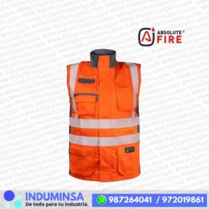 Chaleco Ignifugo Absolute Fire Naranja Gris 06-01-377