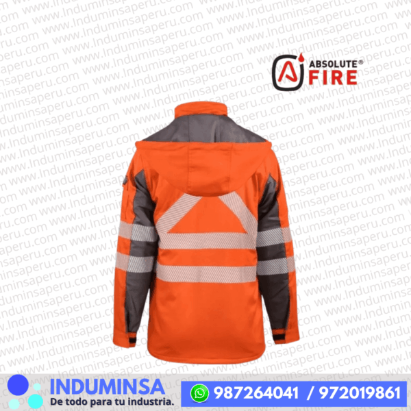 Parka Ignifuga Antiestática Naranja 06-01-417 Absolute Fire