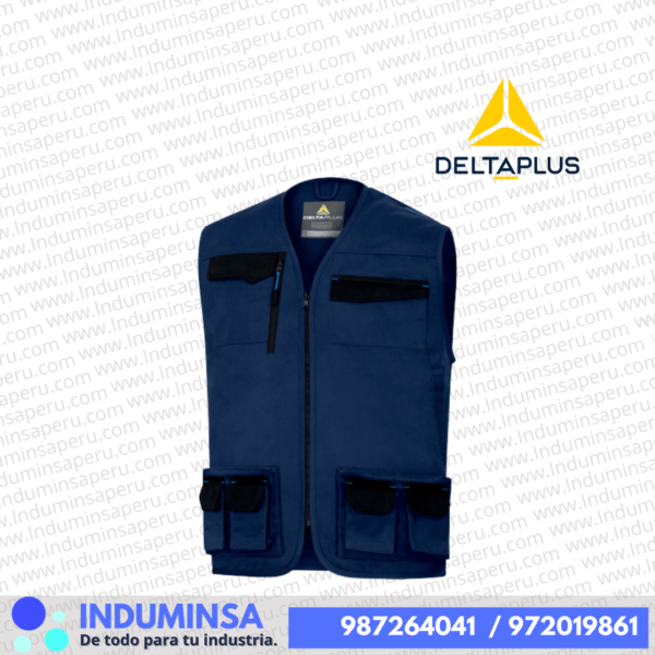 Chaleco de Trabajo M2GI3 Deltaplus Azul-Negro